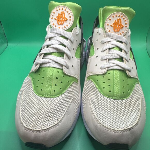 Nike Air Huarache Action Green Off White Sneakers 318429-304 Mens Size 11 main image 6